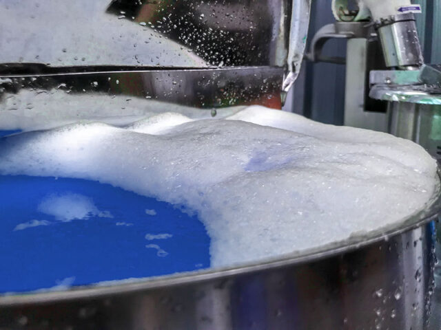 Blue Chemical Formulation In Vat | Marco Chemicals