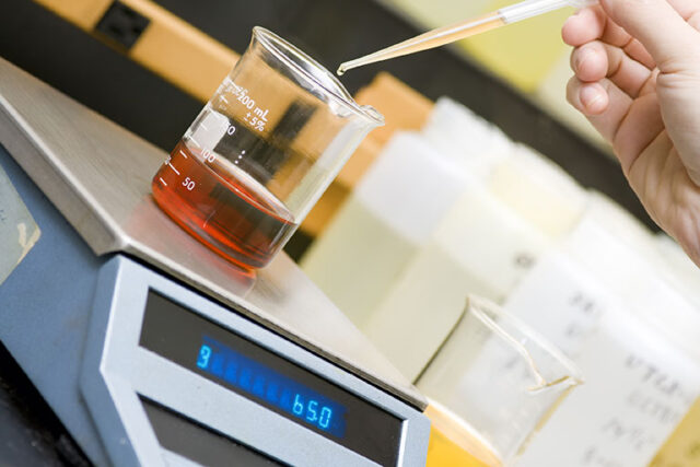 Weighing Chemical Formulation On Scale | Marco Chemicals